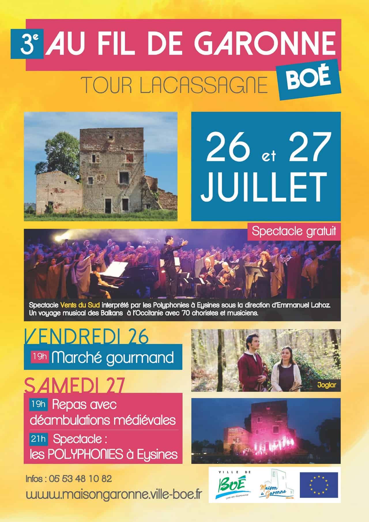 3e festival Au fil de Garonne